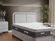 Nihal Storage Bed With Headboard - Queen in Grey - 200-ELIF-NIH-150-EY404-SB