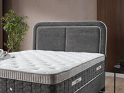 Nihal Storage Bed With Headboard - Twin in Grey - 200-ELIF-NIH-90-EY404-SB