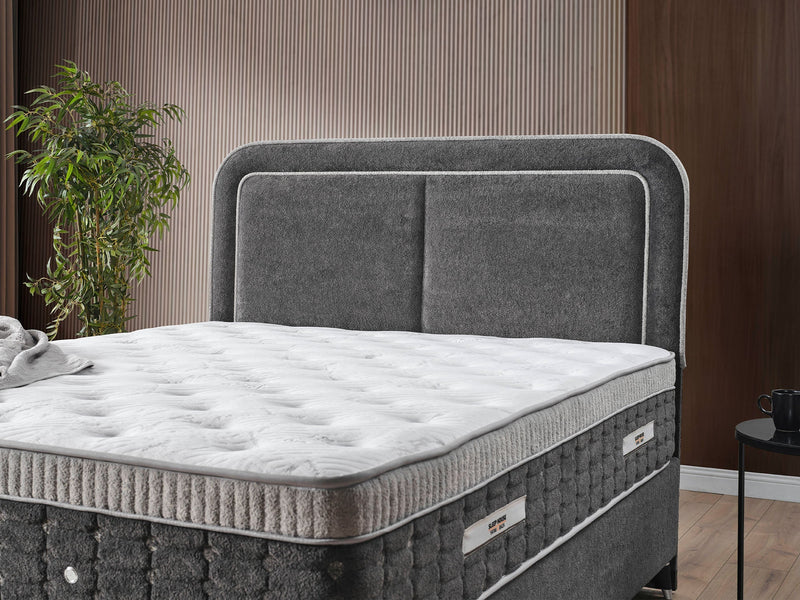 Nihal Storage Bed With Headboard - Twin in Grey - 200-ELIF-NIH-90-EY404-SB