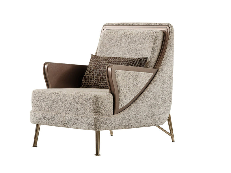 Nirvana 4-pieces (2 Four Seat Sofa & 2 Chair) Livingroom Set Beige in Beige - 101-NIR-MED125-4411