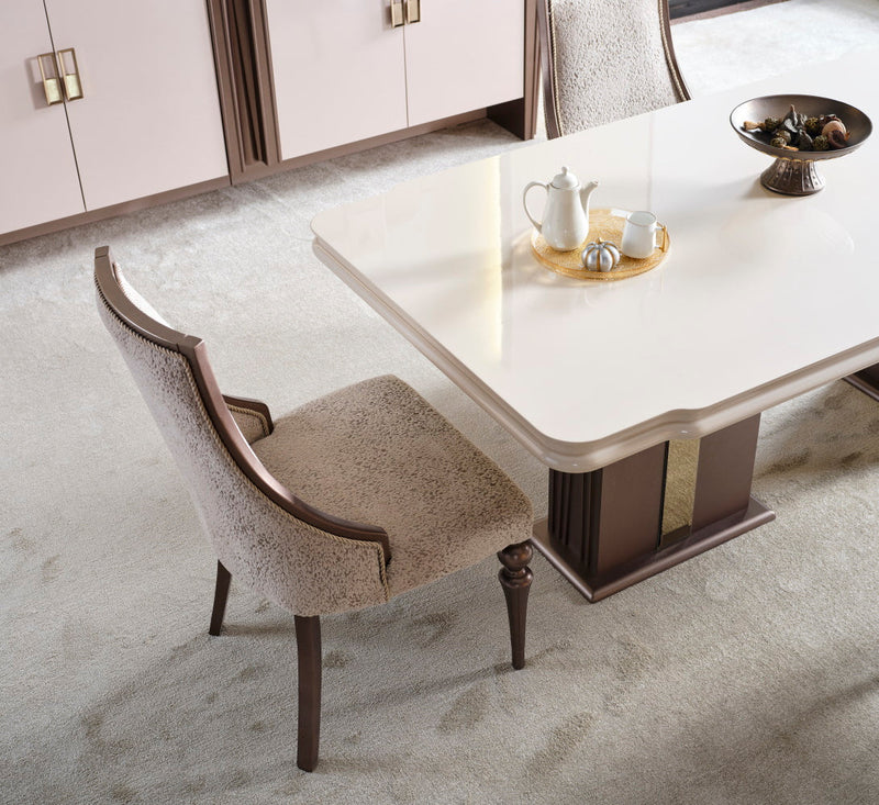 Nirvana Diningroom (Consol With Mirror & Dining Table & Dining Chair) - For 10 People - 115-NIR-10-SET