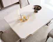 Nirvana Diningroom (Consol With Mirror & Dining Table & Dining Chair) - For 6 People - 115-NIR-6-SET