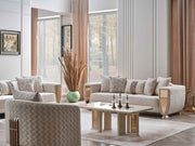 Nirvana San Stationary Sofa in Cream - 200-SAN-NIR-CRE-3
