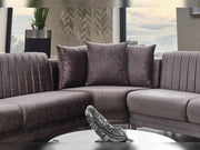 Nirvana Sectional Sofa in Grey - 200-SER-NIR-STAR245-S
