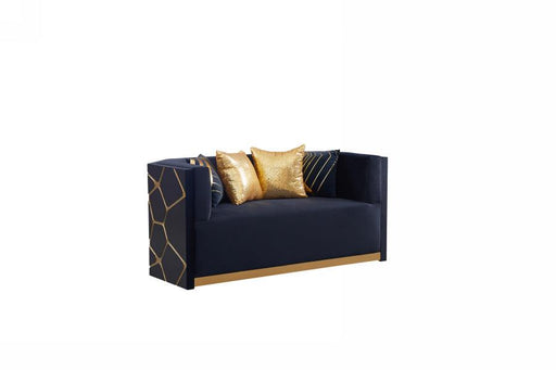 Noah 2 PC ( Sofa & Loveseat ) - L612-Black-2PC