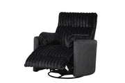 Noah - Black Manual Reclining, Drop-Down Table, Storage Console, Power Source, USB Charger, Cup Holder - CL7240-SLR-Black