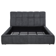 Nollet 48-inch Upholstered Eastern King Platform Bed Grey - 315917GRYKE