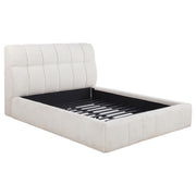 Nollet 48-inch Upholstered Queen Panel Platform Bed Cream - 315917CRMQ