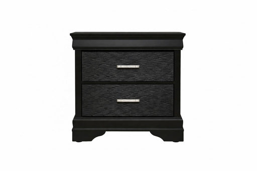 Nora Black Nightstand - NORA-BLK-NS