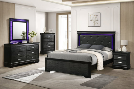 Nora Black Queen 5 Piece - NORA-BK-Q-5PC