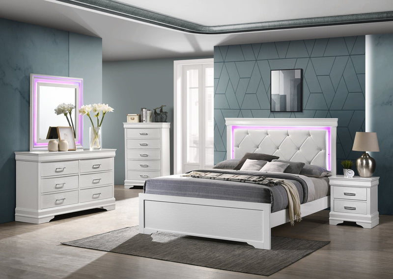 Nora White Twin 5 Piece - NORA-WT-T-5PC
