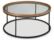 Noraluna Medium Brown Coffee Table - T502-8