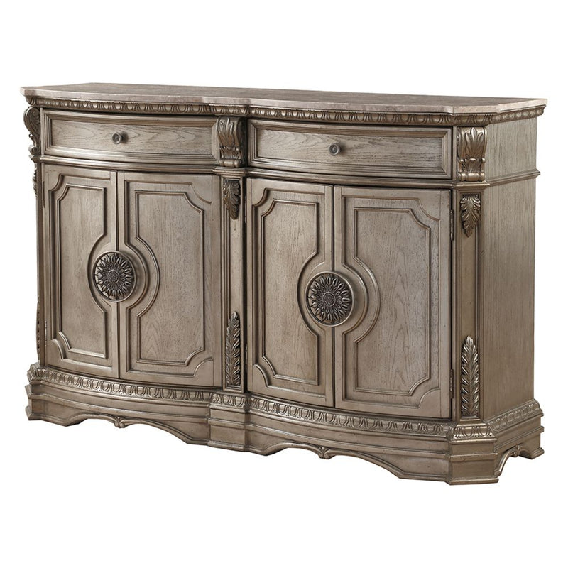 Northville Server W/Wood Top - 66926