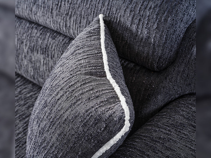 Nova Elf 4-pieces (2 Sofa & 2 Chair) Livingroom in White - Anthracite - 200-ELIF-NOV-A621-3311