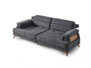 Nova Elf Convertible Sofa in Cream - 200-ELIF-NOV-A620-3