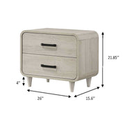 Nyomi White Upholstered Bedroom Set - Lara FurnitureBedroom Set