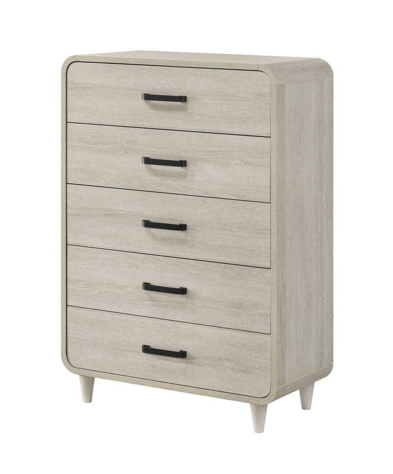 Nyomi White Upholstered Bedroom Set - Lara FurnitureBedroom Set