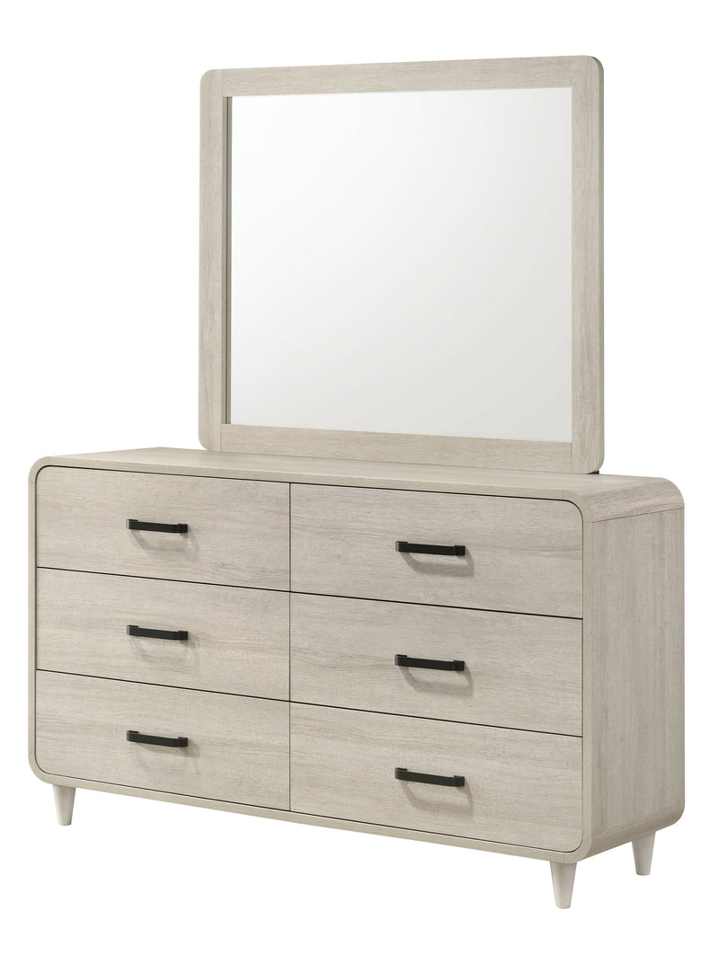 Nyomi White Upholstered Bedroom Set - Lara FurnitureBedroom Set
