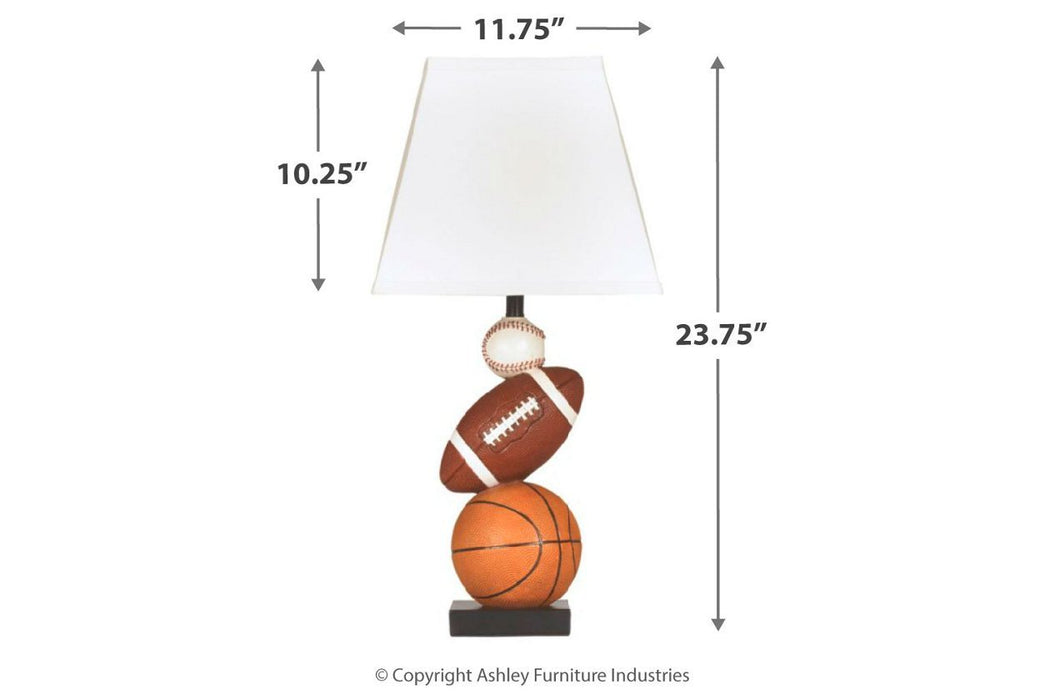 Nyx Brown/Orange Table Lamp - Gate FurnitureTable Lamp Youth
