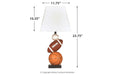 Nyx Brown/Orange Table Lamp - Gate FurnitureTable Lamp Youth