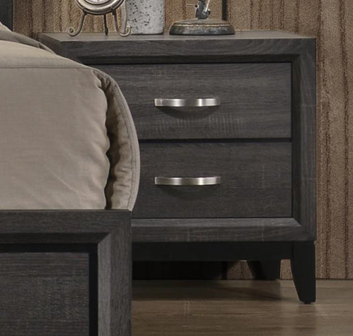 Oak Bluff -2 Drawers Gray Nightstand - B365-N