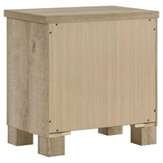 Oakglen 2-drawer Nightstand Bedside Table Weathered Oak - 225102