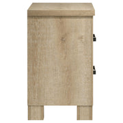 Oakglen 2-drawer Nightstand Bedside Table Weathered Oak - 225102