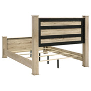 Oakglen 4-piece Eastern King Bedroom Set Weathered Oak - 225101KE-S4