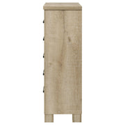 Oakglen 5-drawer Bedroom Chest of Drawers Weathered Oak - 225105