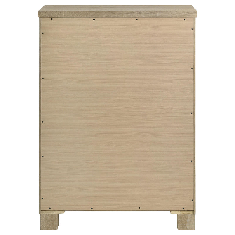 Oakglen 5-drawer Bedroom Chest of Drawers Weathered Oak - 225105