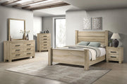 Oakglen 5-piece Eastern King Bedroom Set Weathered Oak - 225101KE-S5