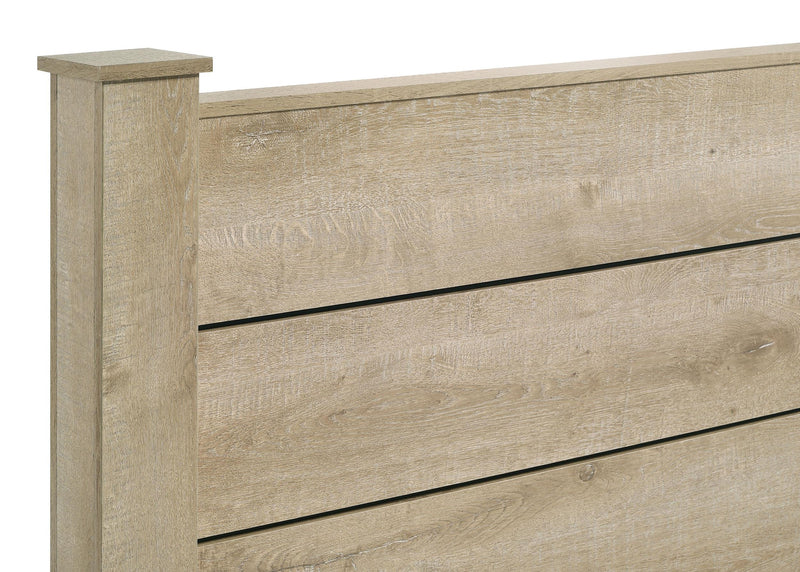 Oakglen 5-piece Eastern King Bedroom Set Weathered Oak - 225101KE-S5