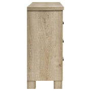 Oakglen 6-drawer Bedroom Dresser Weathered Oak - 225103