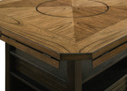 Oakly Brown Round/Square Counter Height Dining Set - Lara FurnitureCounter Height Set