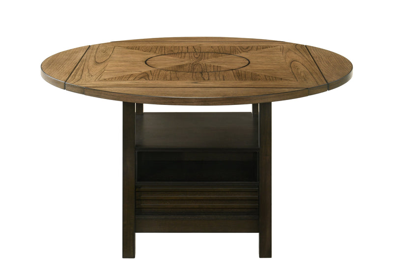 Oakly Brown Round/Square Counter Height Dining Set - Lara FurnitureCounter Height Set