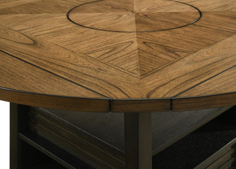 Oakly Brown Round/Square Counter Height Dining Set - Lara FurnitureCounter Height Set