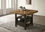 Oakly Brown Round/Square Counter Height Dining Set - Lara FurnitureCounter Height Set
