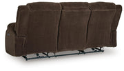 Observation Chocolate Power Reclining Sofa with Drop Down Table - PC2140699