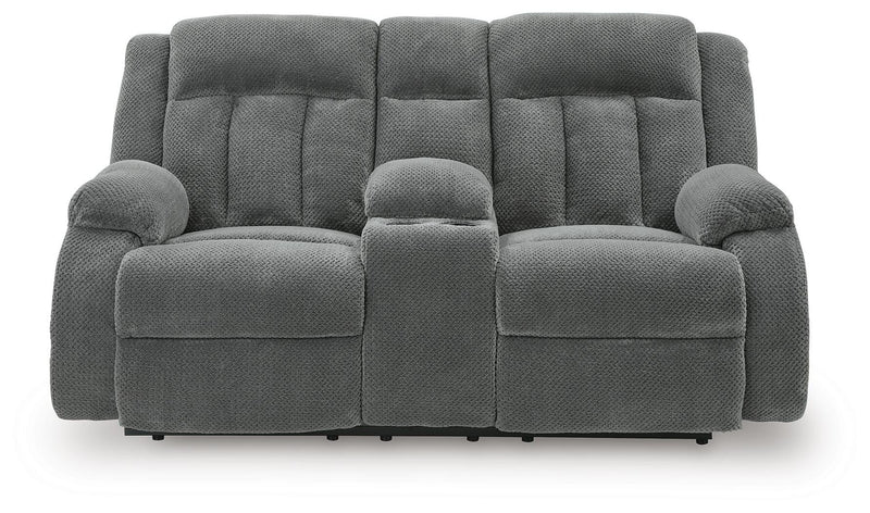 Observation Steel Power Reclining Loveseat with Console - PC2140596