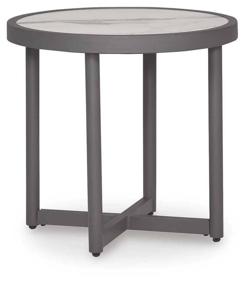 Ocean Beach Gray Outdoor End Table - PCP510-706