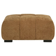Octavia Upholstered Rectangular Ottoman Amber - 509344