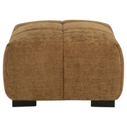 Octavia Upholstered Rectangular Ottoman Amber - 509344