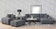 Octavia Upholstered Sectional Chaise Sofa Charcoal Grey - 509965