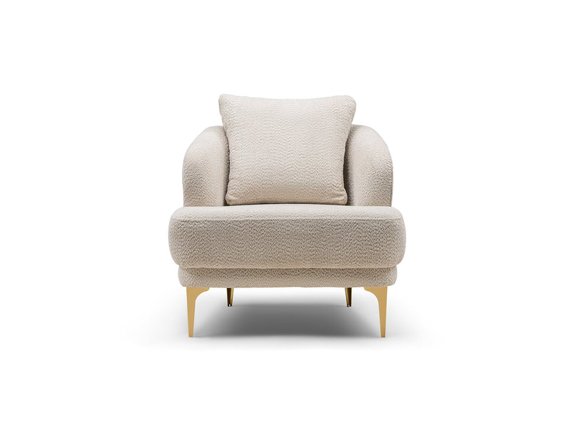 Odessa Chair - Gold in Cream - 200-ST-ODE-ISTANBUL01-B