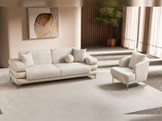 Odessa Chair - Walnut in Cream - 200-ST-ODE-CREMONA06-B
