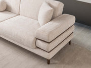 Odessa Convertible Sofa - Gold in Cream - 200-ST-ODE-ISTANBUL01-3