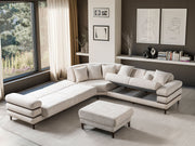Odessa Sectional Sofa in Cream - 200-ST-ODE-CREMONA02-S
