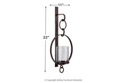 Ogaleesha Brown Wall Sconce - Lara FurnitureSconce