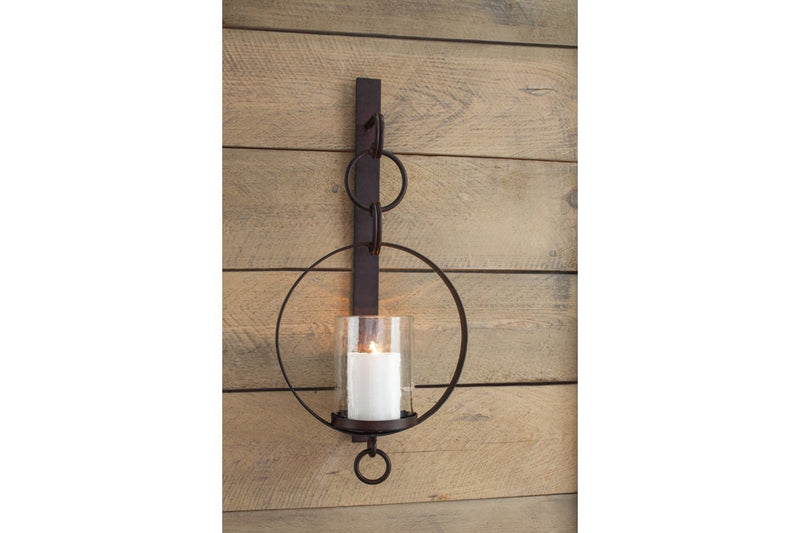Ogaleesha Brown Wall Sconce - Lara FurnitureSconce