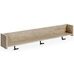 Oliah Natural Wall Mounted Coat Rack with Shelf - Lara FurnitureOther Products